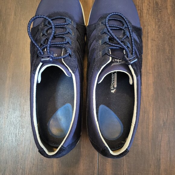 Dansko Harlie Leather Navy Blue Suede Toggle Sneakers Womens EU 40/ US 9.5 - Picture 6 of 9